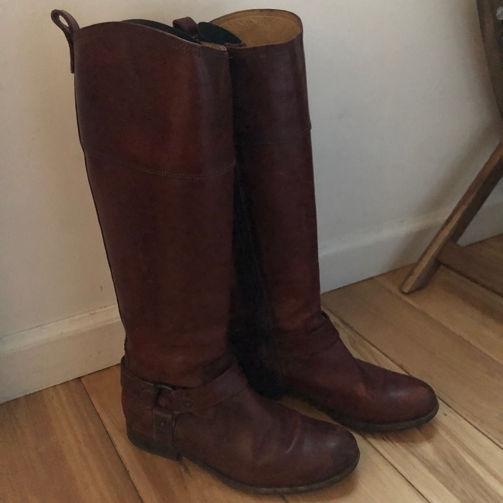 Frye “melissa” boot, brown